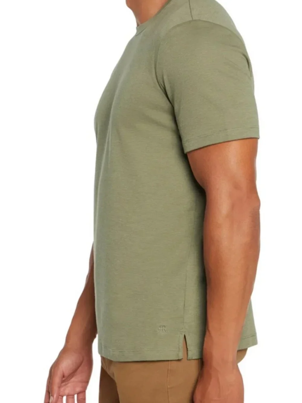 Banana Republic Men’s Luxe Touch Performance Short Sleeve Tee, Color Green, XL